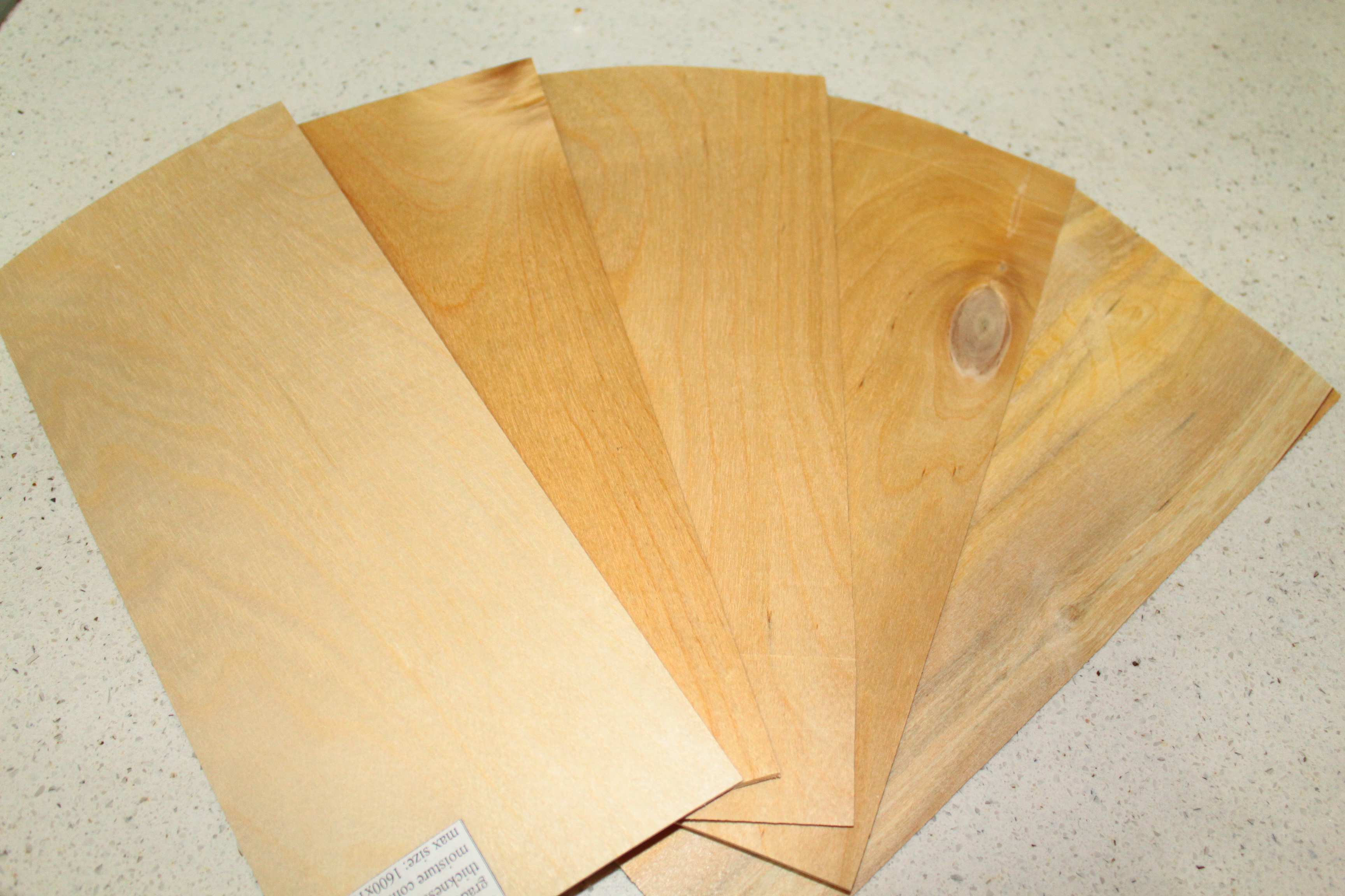Rotary-Cut Veneers